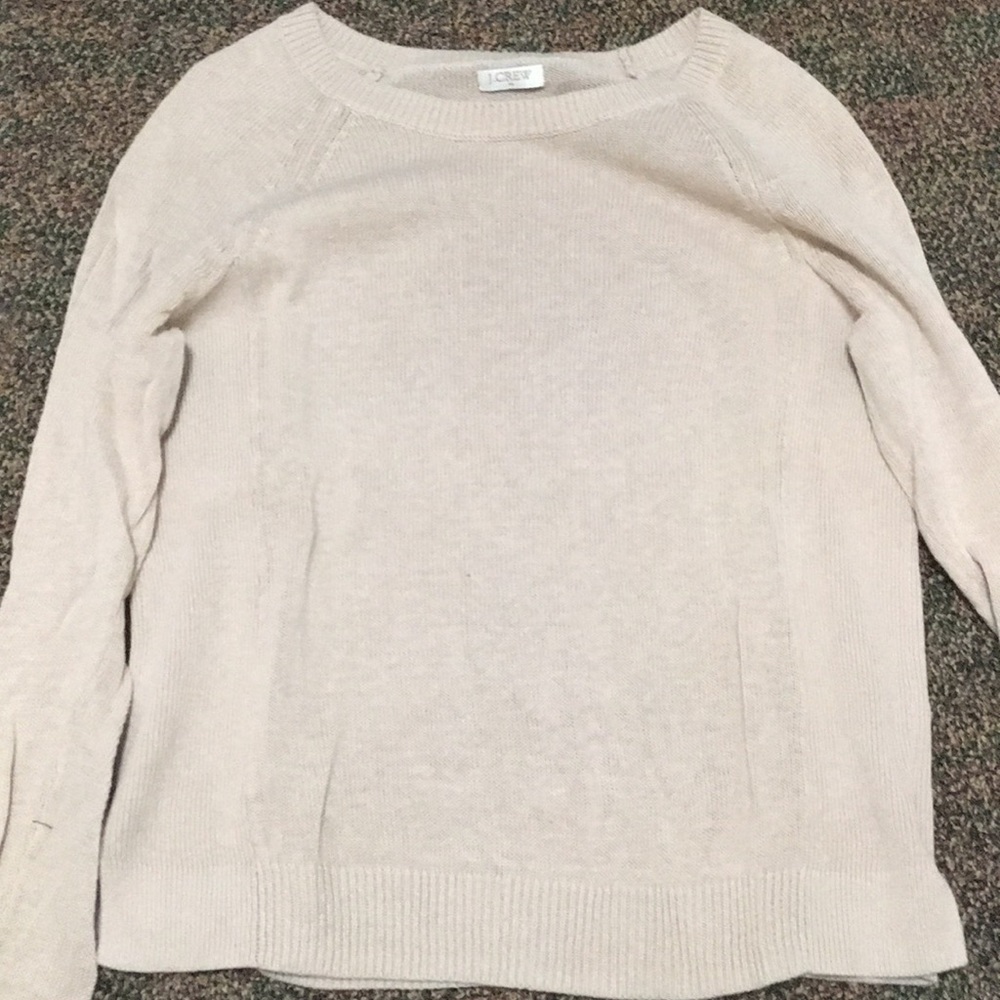 JCrew Tan Pullover Sweater